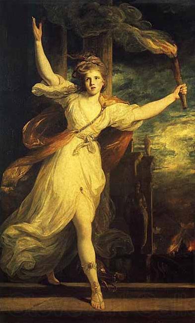 Sir Joshua Reynolds Thais of Athens with tourch